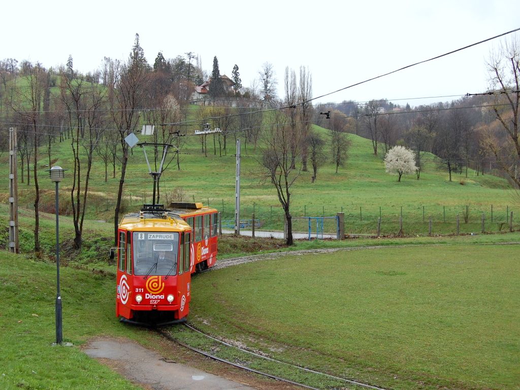 Загреб, Tatra KT4YU № 311