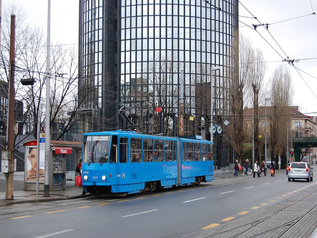 Загреб, Tatra KT4YU № 348