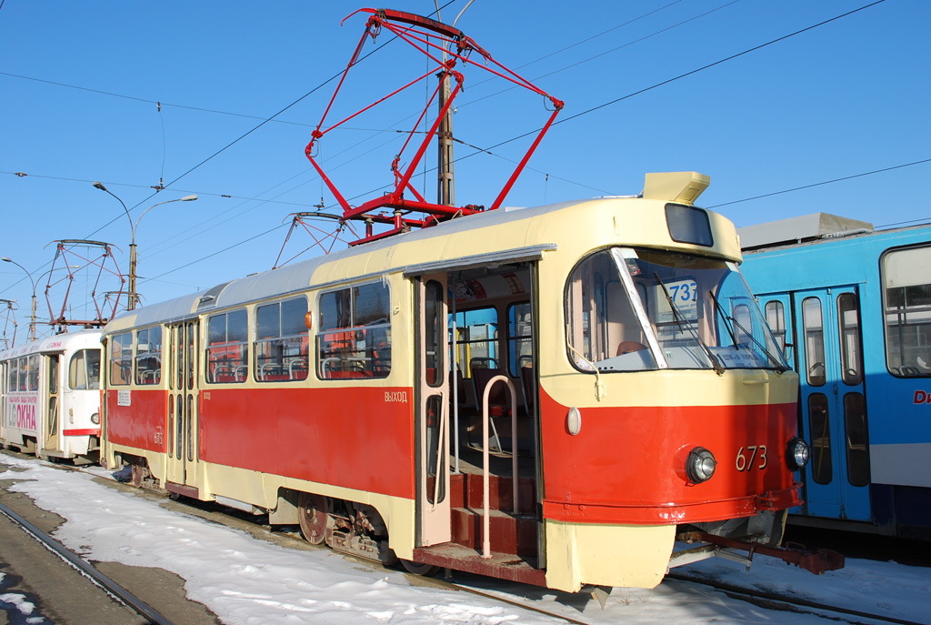 Екатеринбург, Tatra T3SU № 673