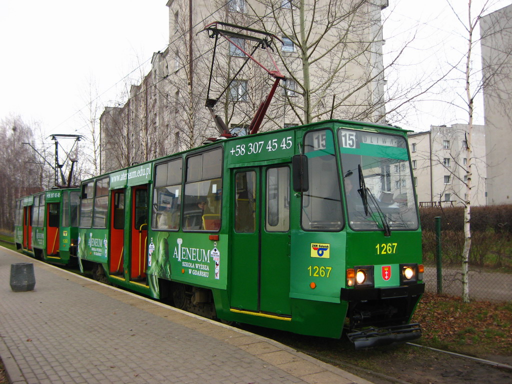 Гданьск, Konstal 105Na № 1267