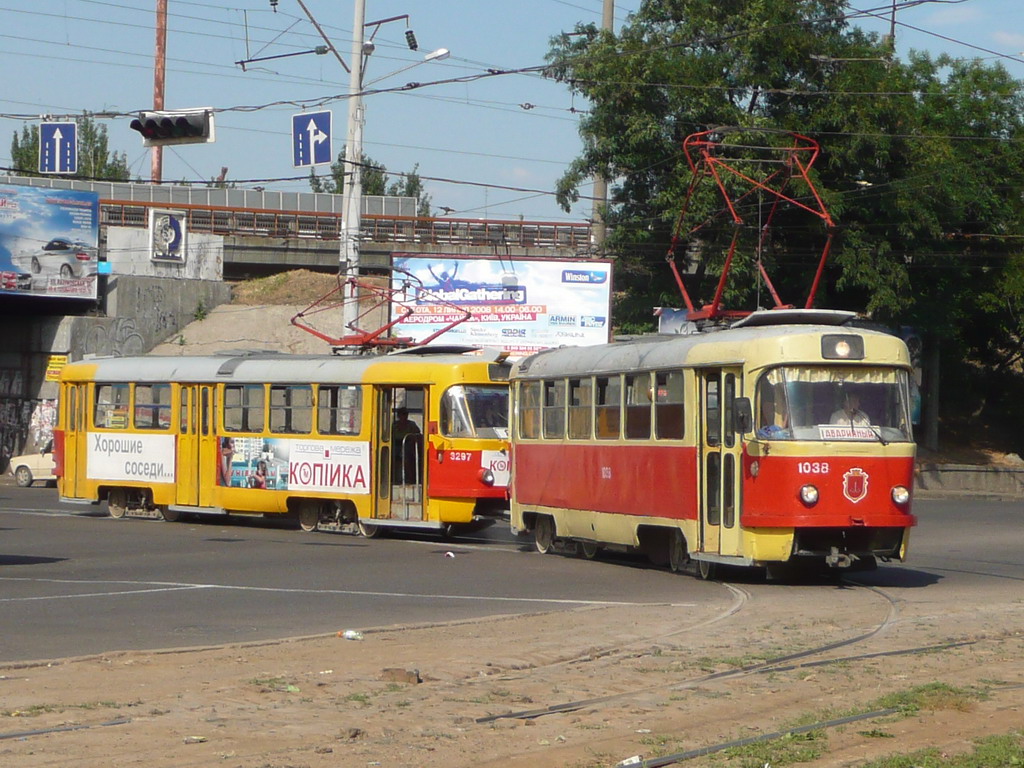 Одесса, Tatra T3SU (двухдверная) № 1038