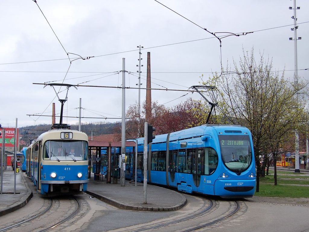 Загреб, Tatra T4YU № 411