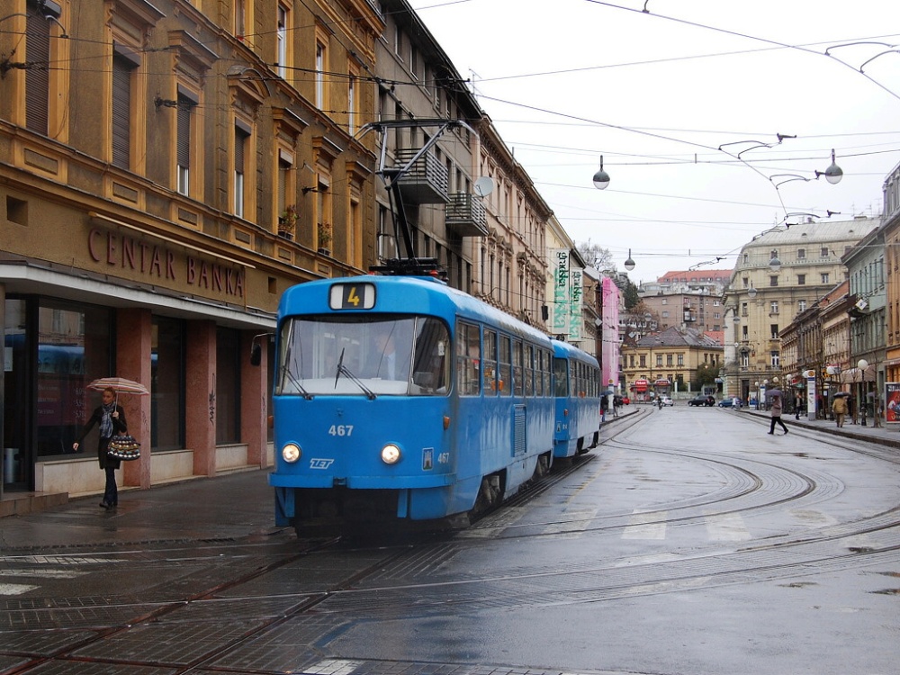 Загреб, Tatra T4YU № 467