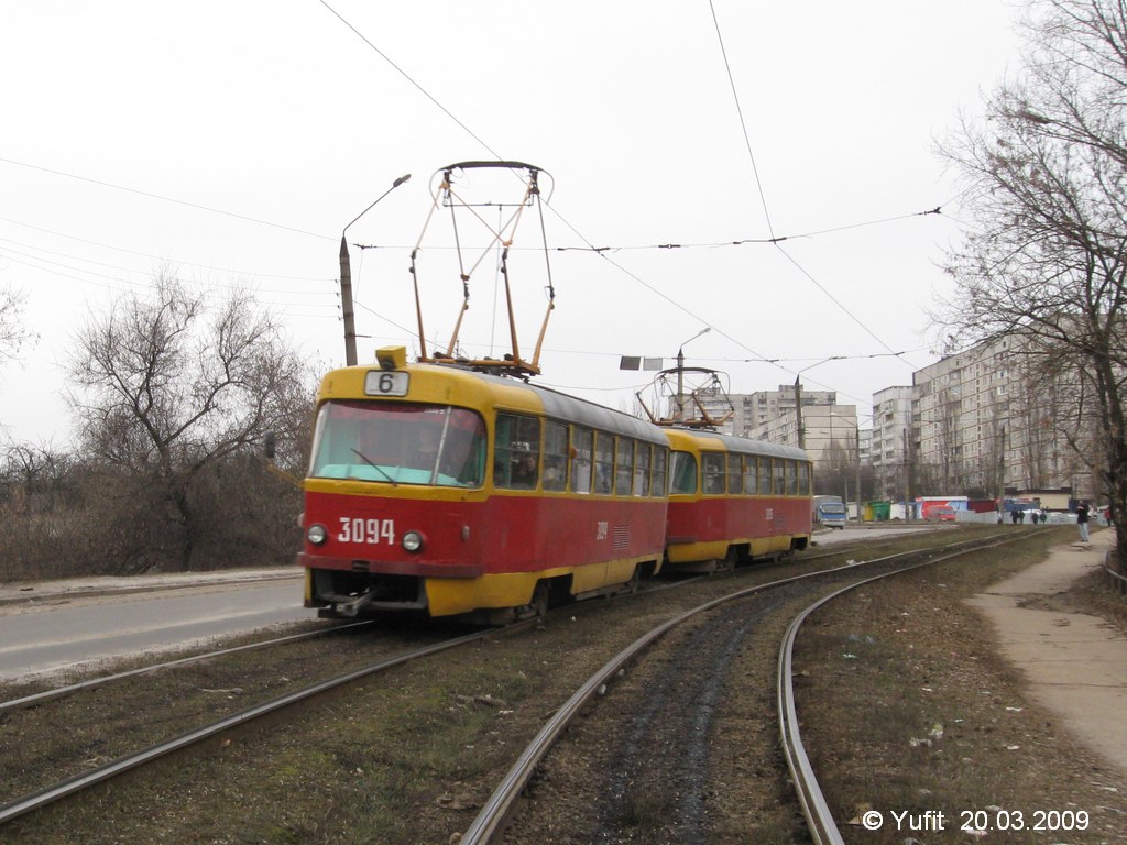 Харьков, Tatra T3SU № 3094