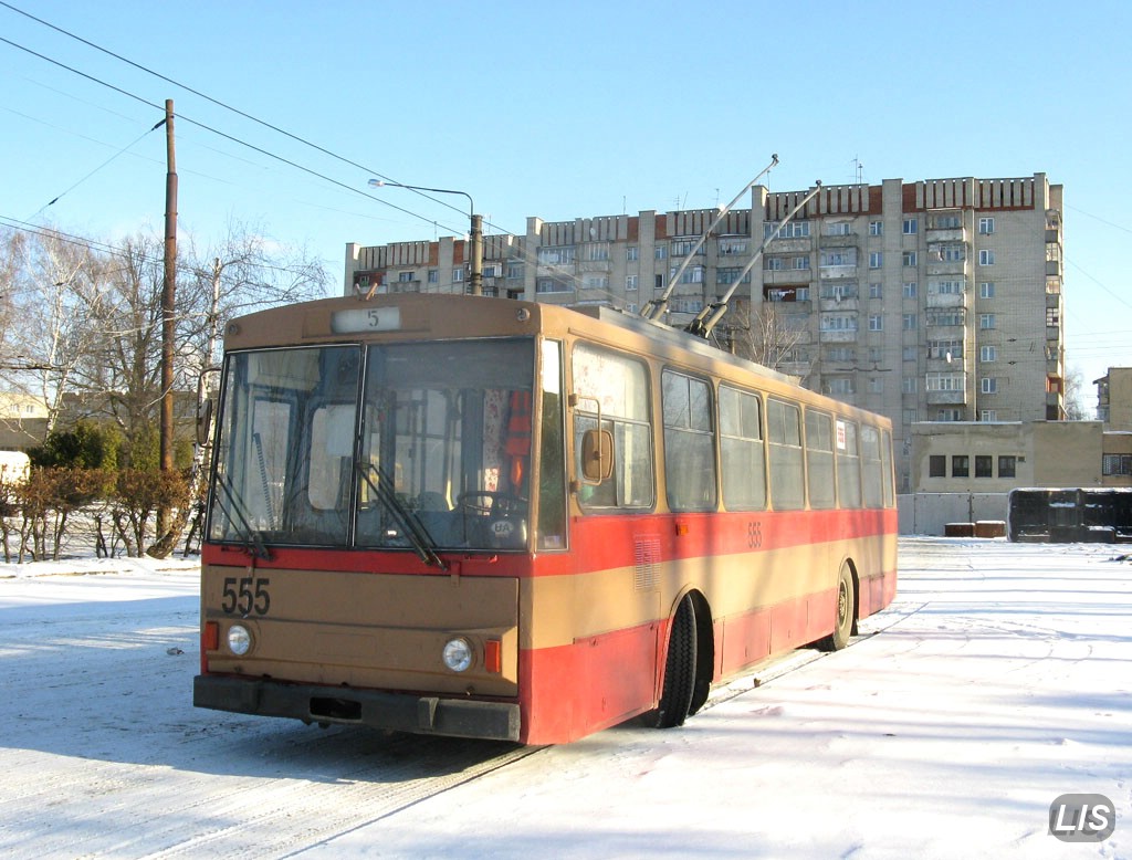 Львов, Škoda 14Tr89/6 № 555
