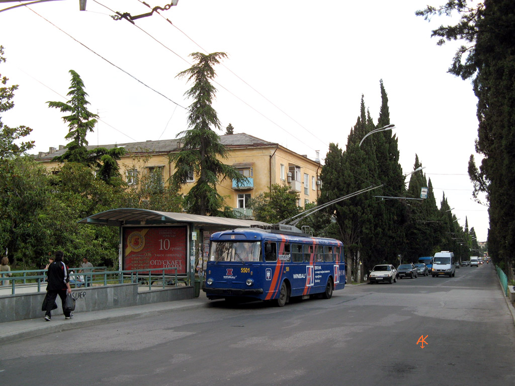 Крымский троллейбус, Škoda 9Tr19 № 5501