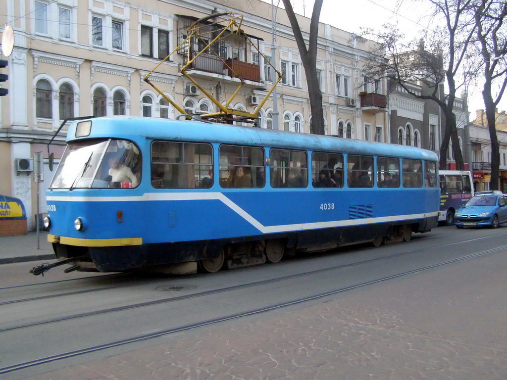 Одесса, Tatra T3R.P № 4038