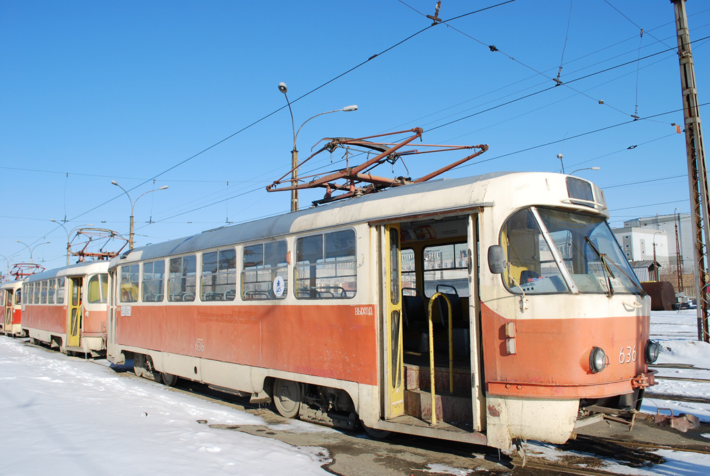 Екатеринбург, Tatra T3SU (двухдверная) № 636
