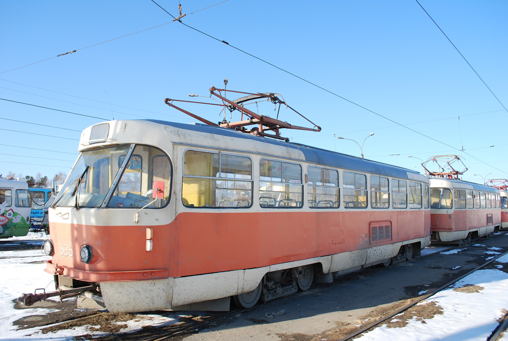 Екатеринбург, Tatra T3SU (двухдверная) № 636