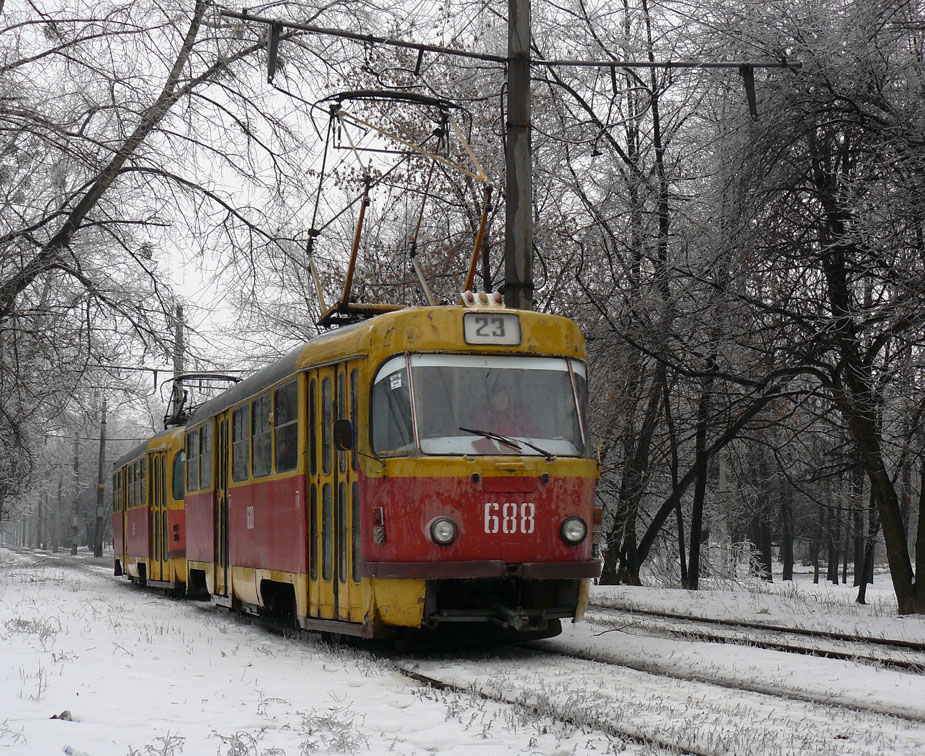 Харьков, Tatra T3SU № 688