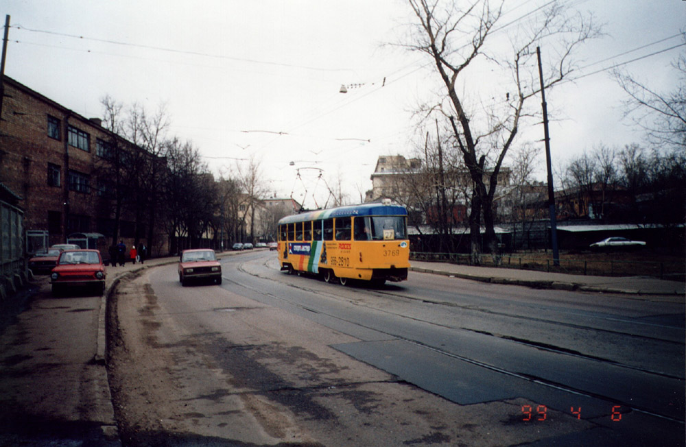 Москва, Tatra T3SU № 3769