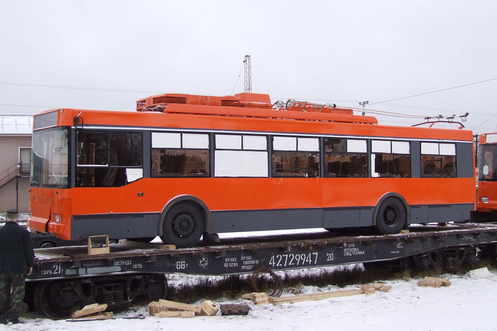 Тверь — 20.11.2008 — прибытие троллейбусов Тролза-5275.05 «Оптима»