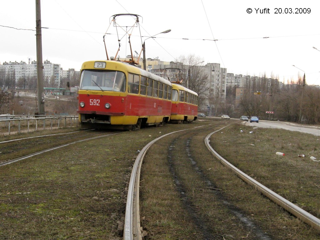 Harkiva, Tatra T3SU № 592