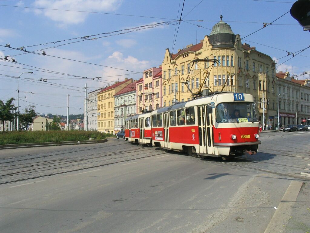 Прага, Tatra T3 № 6868