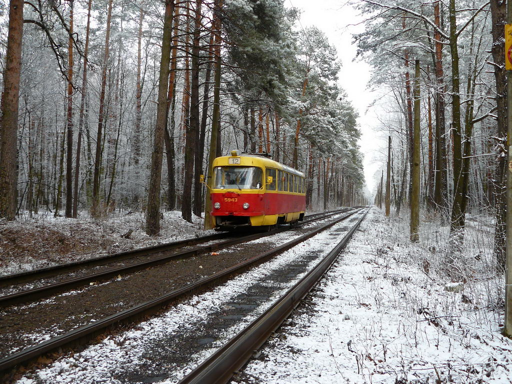 Kyjev — Tramway lines: Podilske depot network — north