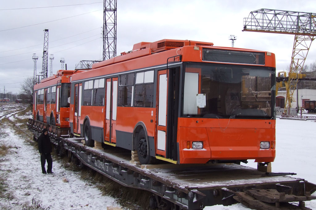 Tver — 20.11.2008 — arrival of trolleybuses of Trollza-5275.05 Optima