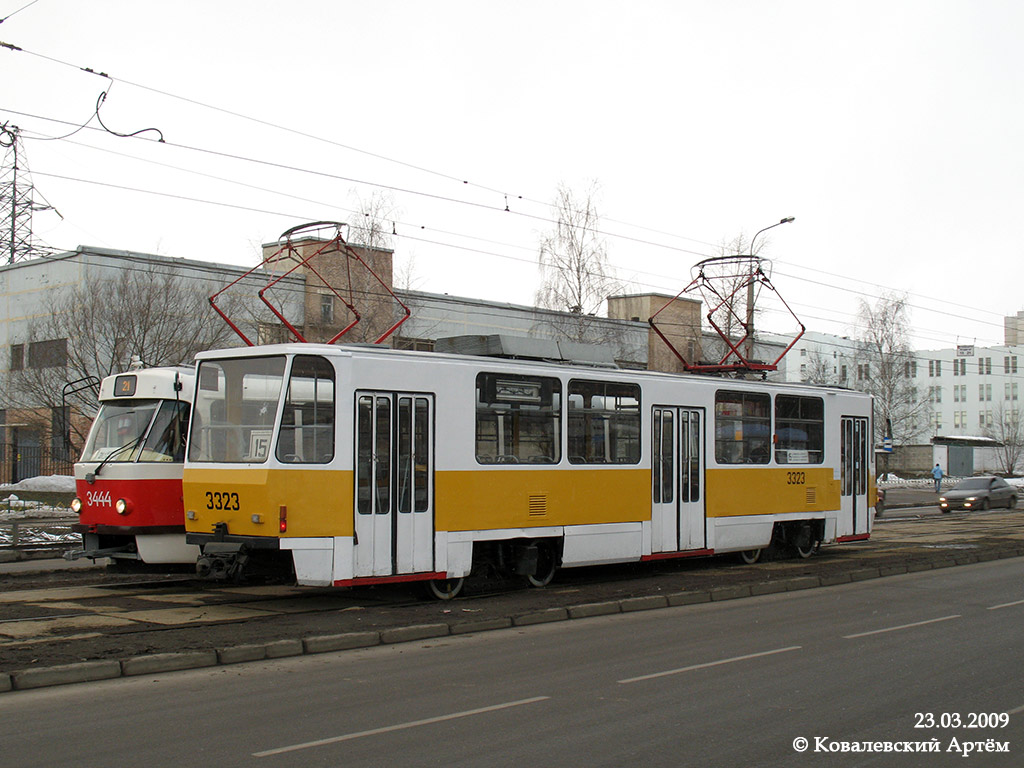 Москва, Tatra T7B5 № 3323