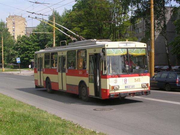 Каунас, Škoda 14Tr13/6 № 345