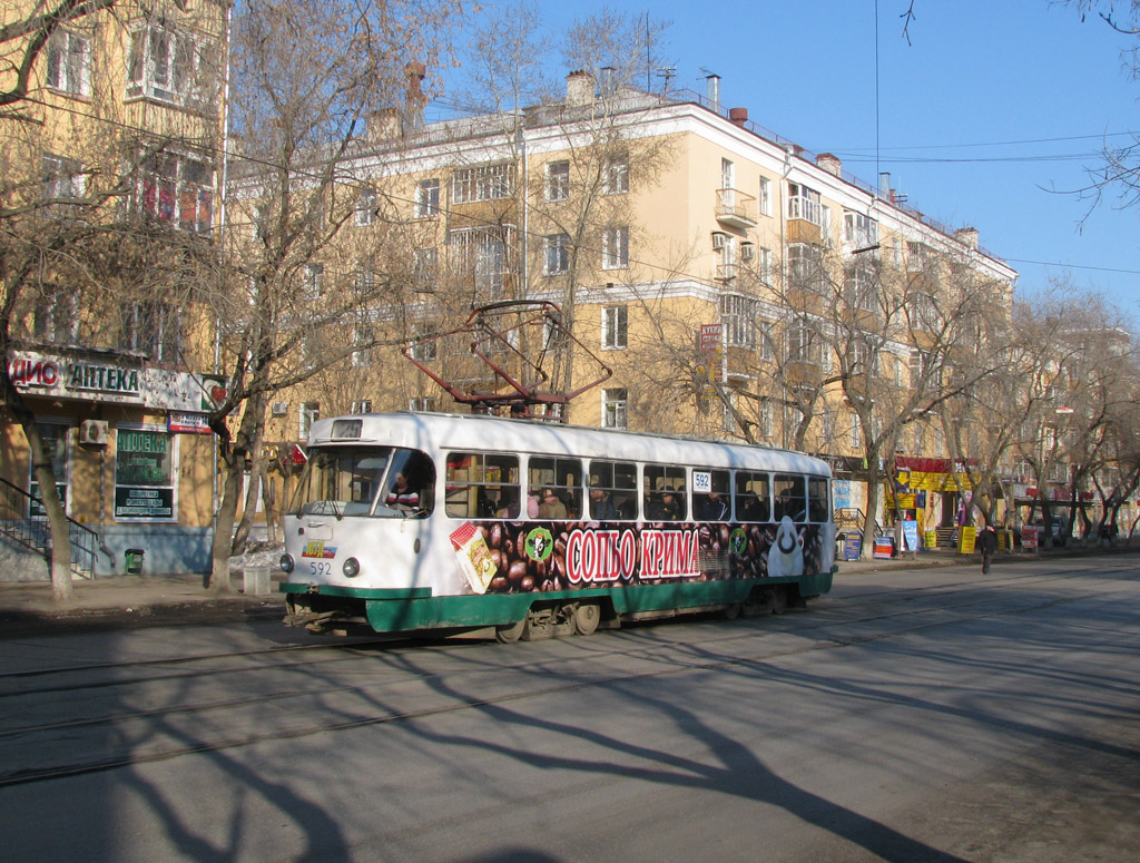 Yekaterinburg, Tatra T3SU № 592