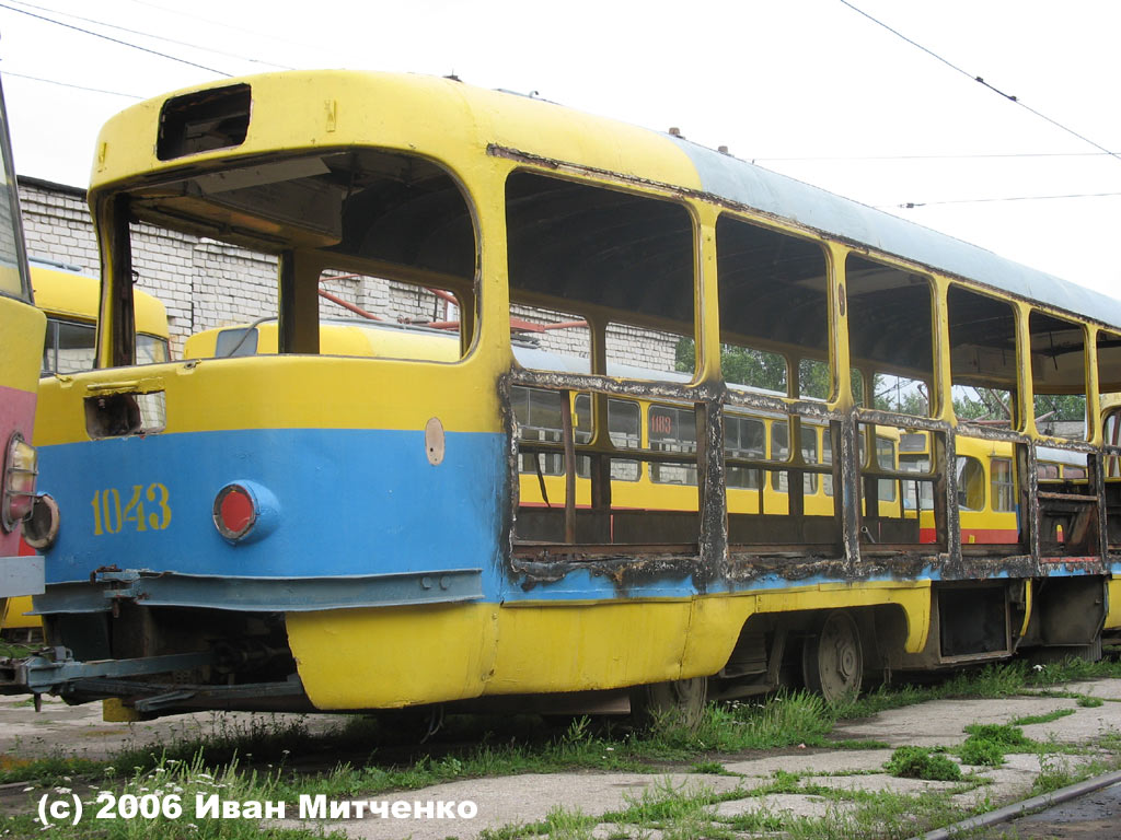 Ульяновск, Tatra T3SU (двухдверная) № 1043
