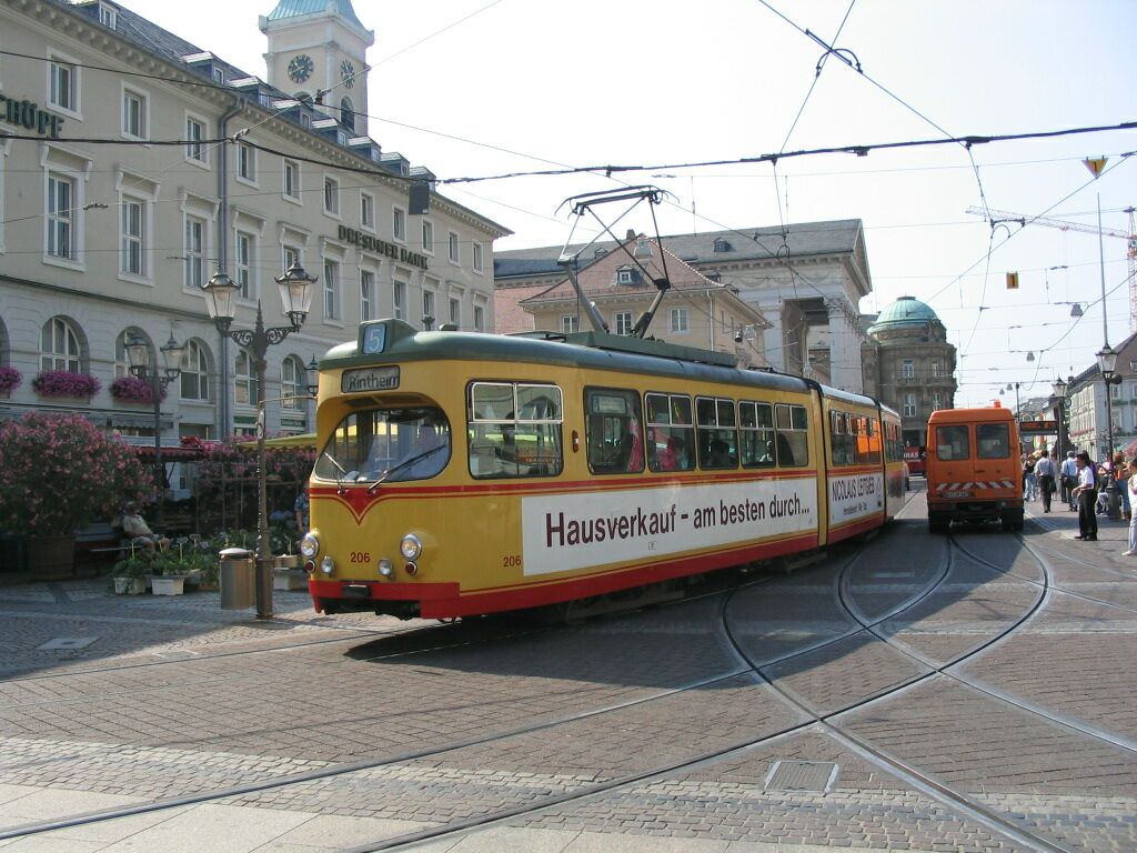 Карлсруэ, Waggon-Union GT8 № 206