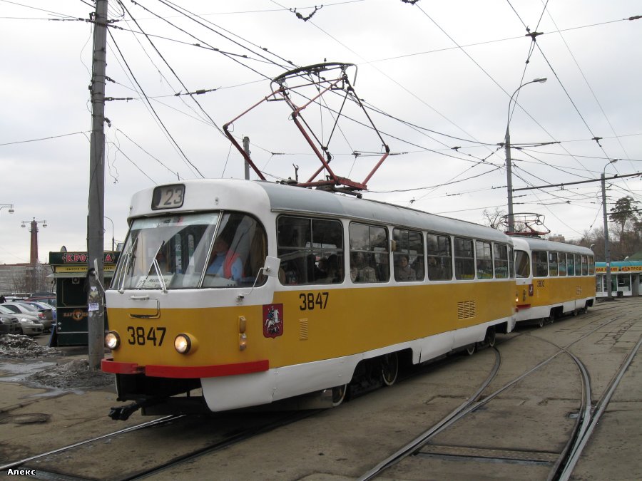 Maskva, Tatra T3SU nr. 3847 Maskva, Tatra T3SU nr. 3847