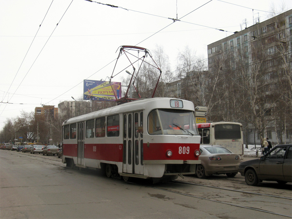 Самара, Tatra T3SU № 809