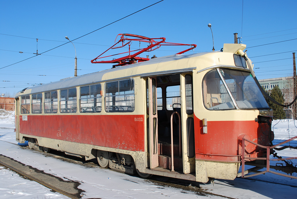 Екатеринбург, Tatra T3SU (двухдверная) № 634