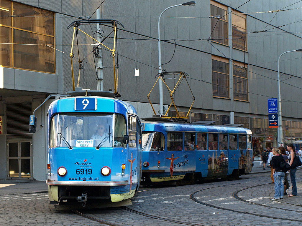 Прага, Tatra T3 № 6919