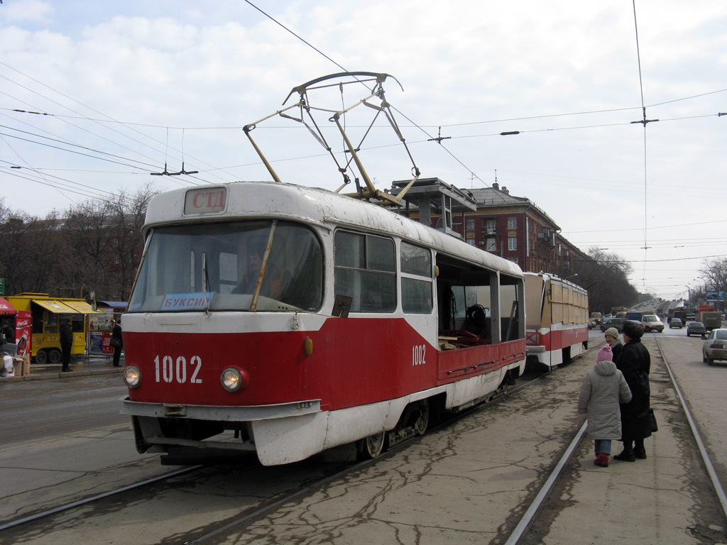 Самара, Tatra T3SU (двухдверная) № 1002