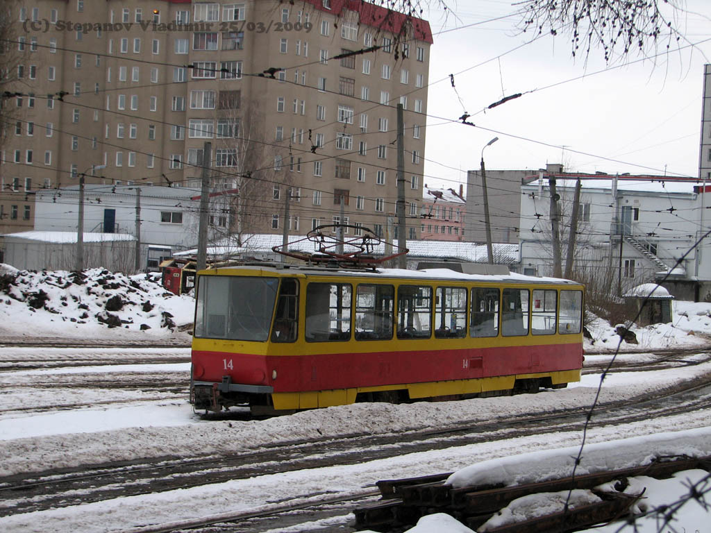 Тверь, Tatra T6B5SU № 14; Тверь — Трамвайное депо № 1