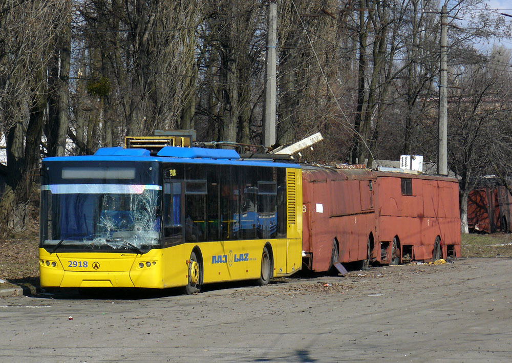 Kiev, LAZ E183D1 Nr. 2918 Kiev, LAZ E183D1 Nr. 2918
