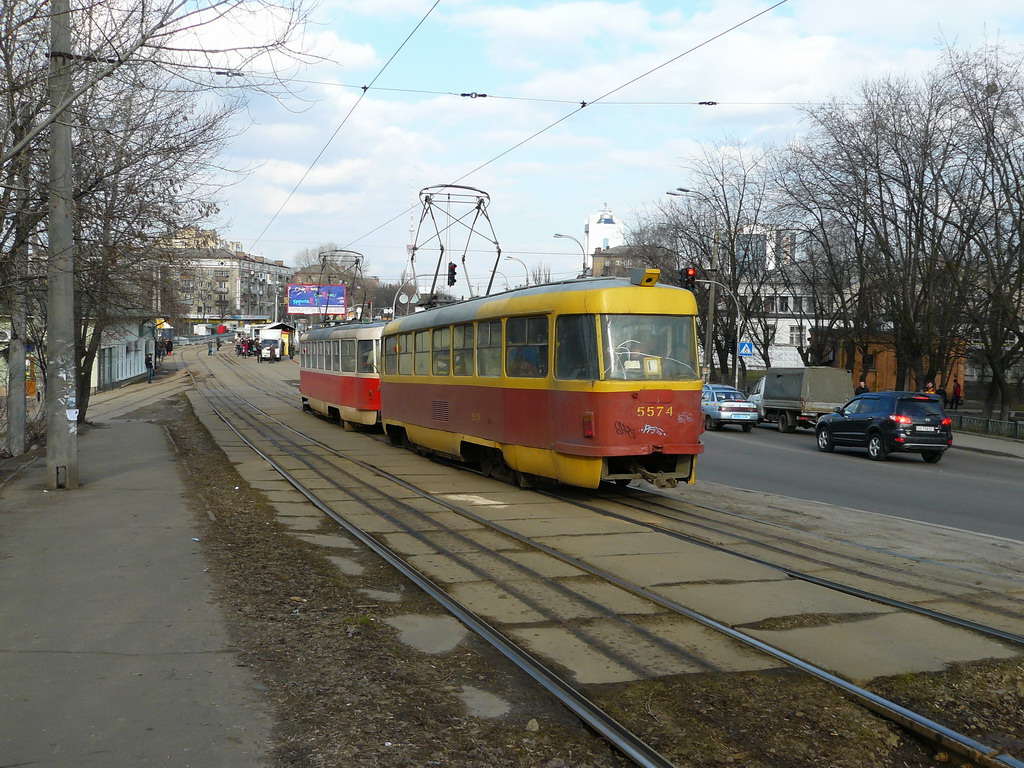 Киев, Tatra T3SU № 5574