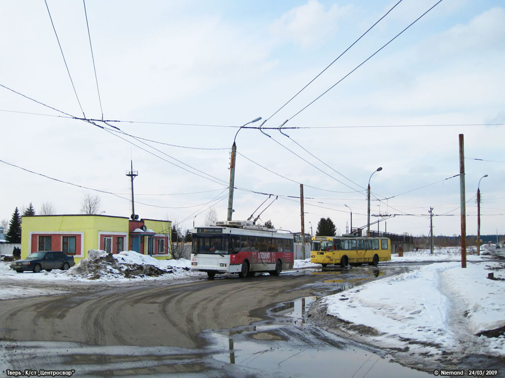 Тверь, Тролза-5275.05 «Оптима» № 49; Тверь — Троллейбусные конечные станции и разворотные кольца
