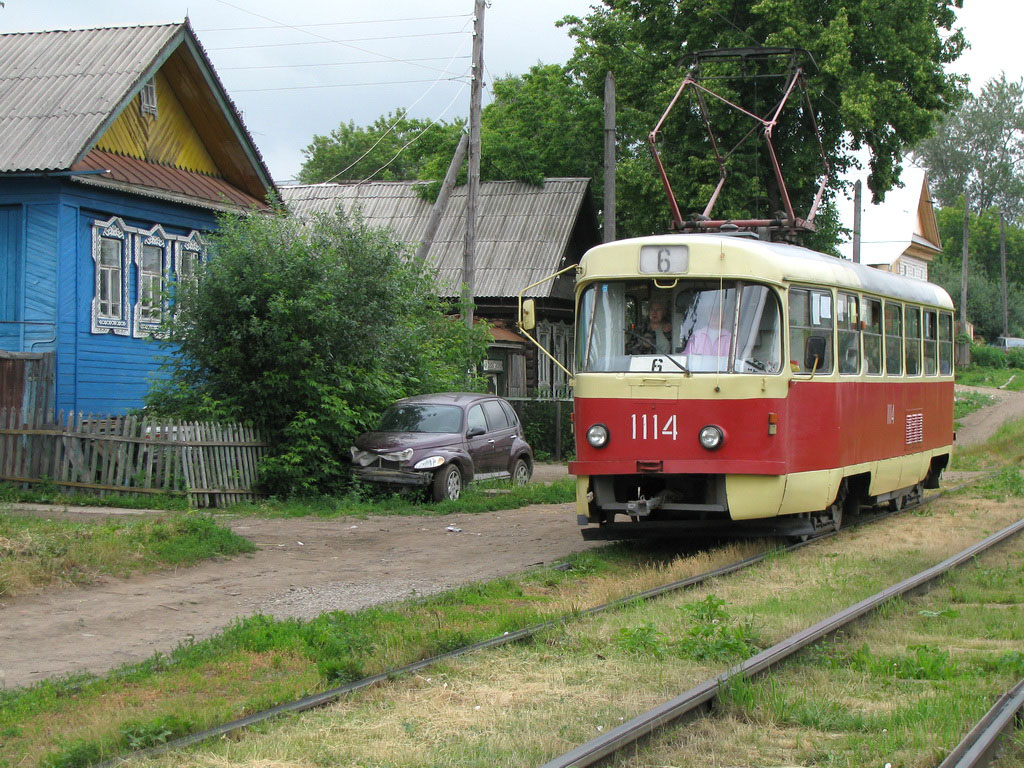 Ижевск, Tatra T3SU (двухдверная) № 1114