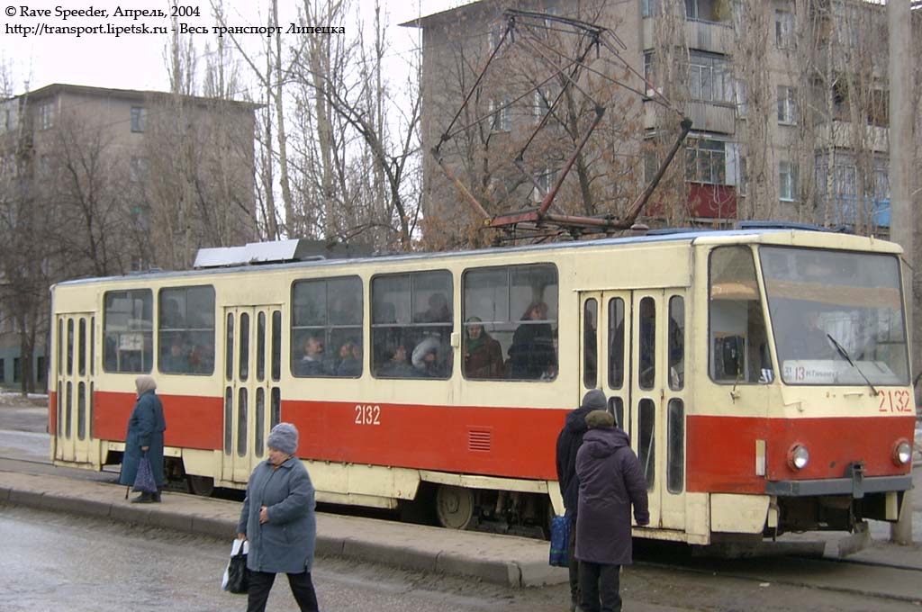 Липецк, Tatra T6B5SU № 2132