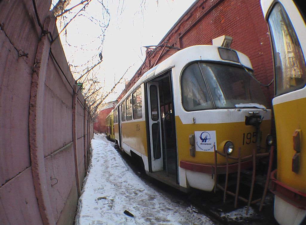 Москва, Tatra T3SU № 1954