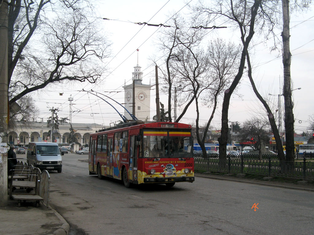 Крымский троллейбус, Škoda 14Tr02/6 № 2000