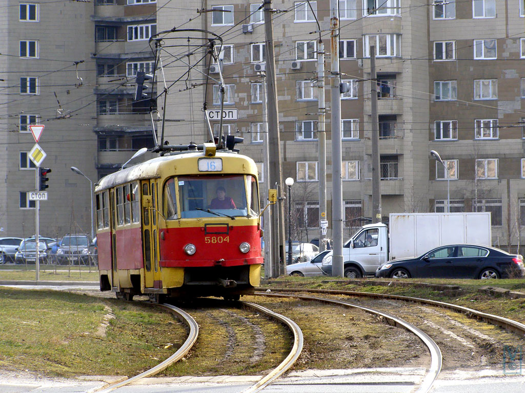 Киев, Tatra T3SU № 5804