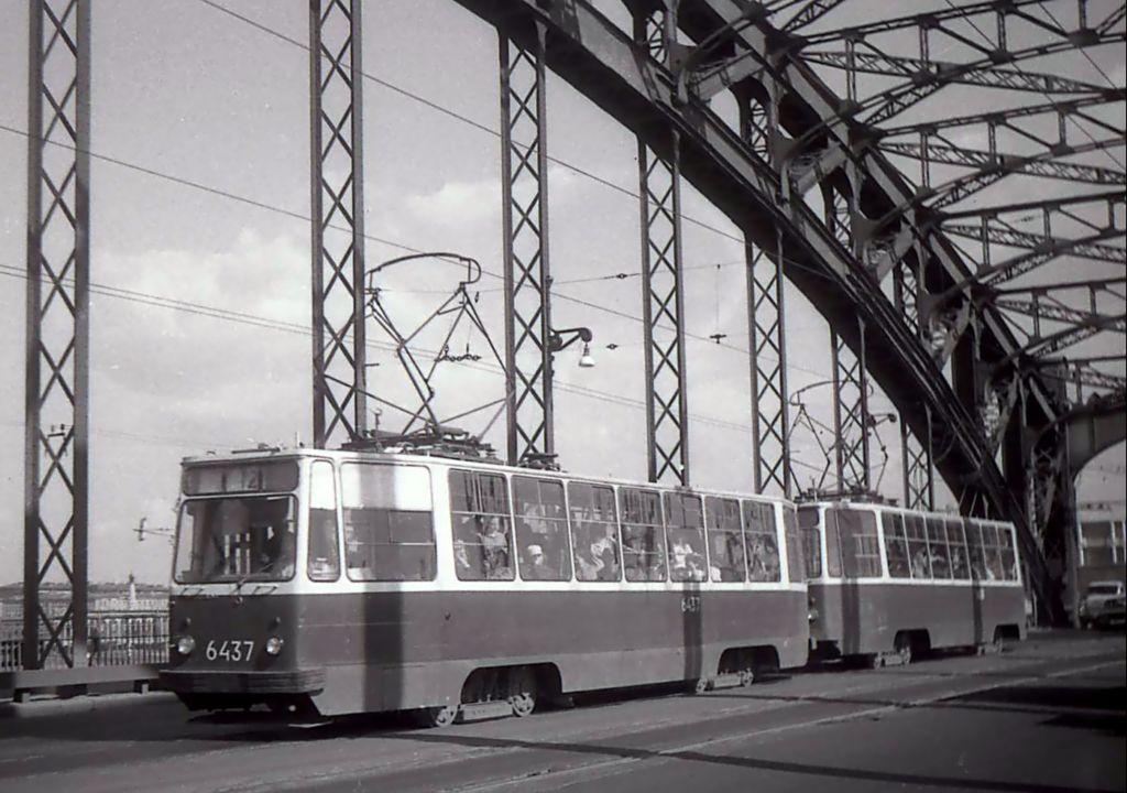 Санкт-Петербург, ЛМ-68М № 6437; Санкт-Петербург — Исторические фотографии трамвайных вагонов
