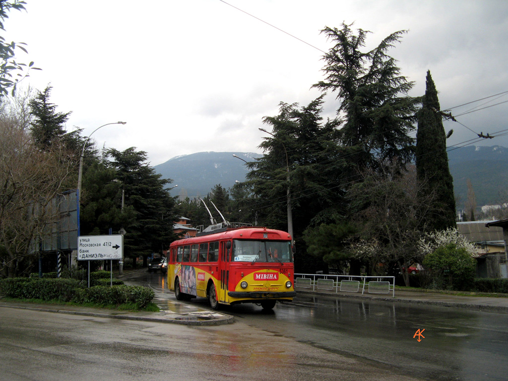 Крымский троллейбус, Škoda 9Tr16 № 5361