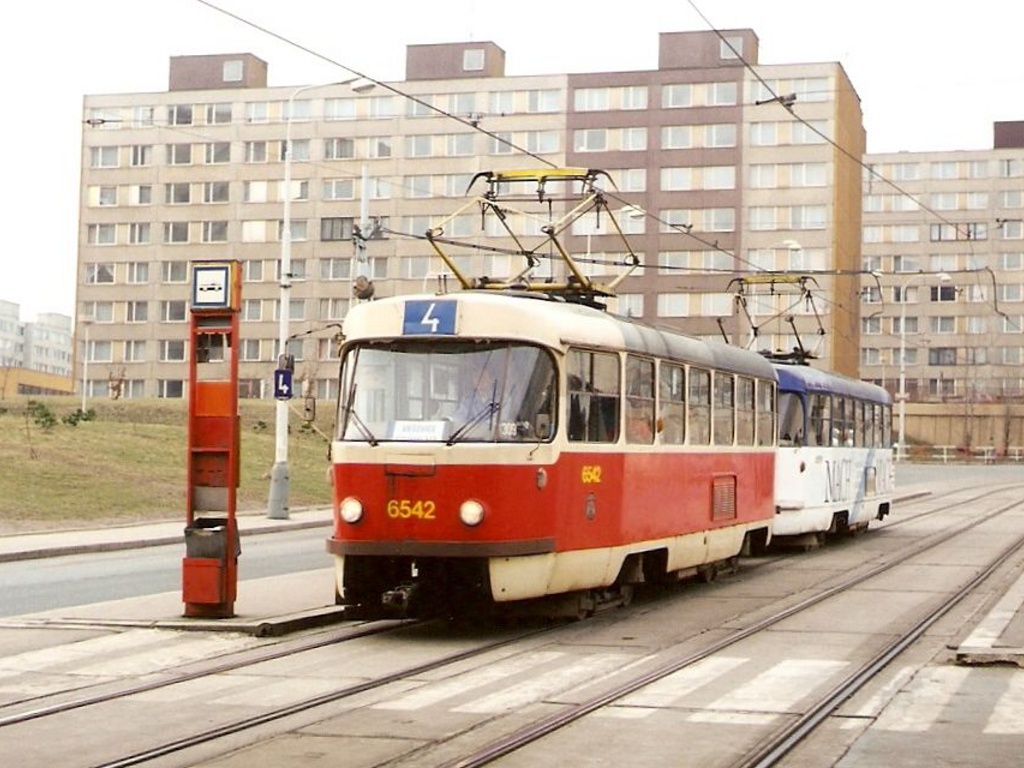 Прага, Tatra T3 № 6542
