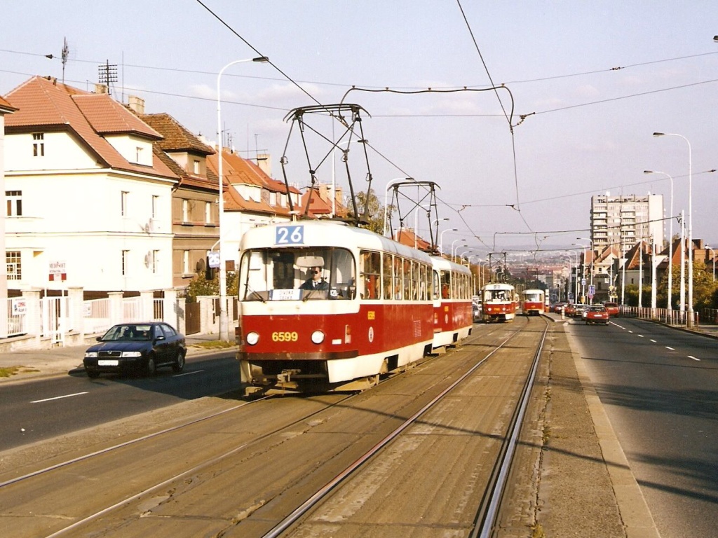 Прага, Tatra T3 № 6599