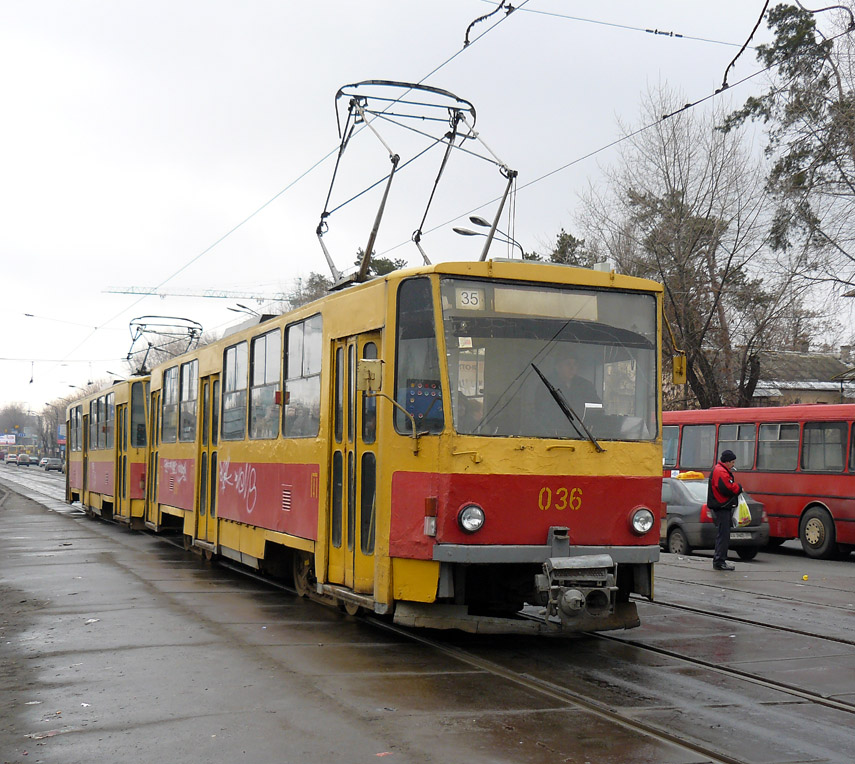 Киев, Tatra T6B5SU № 036