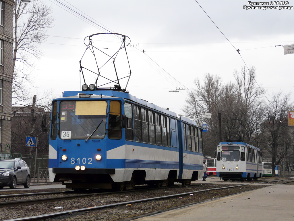 Санкт-Петербург, 71-147К (ЛВС-97К) № 8102; Санкт-Петербург, 71-147К (ЛВС-97К) № 8106