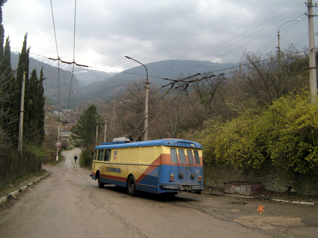 Крымский троллейбус, Škoda 9Tr10 № 5002