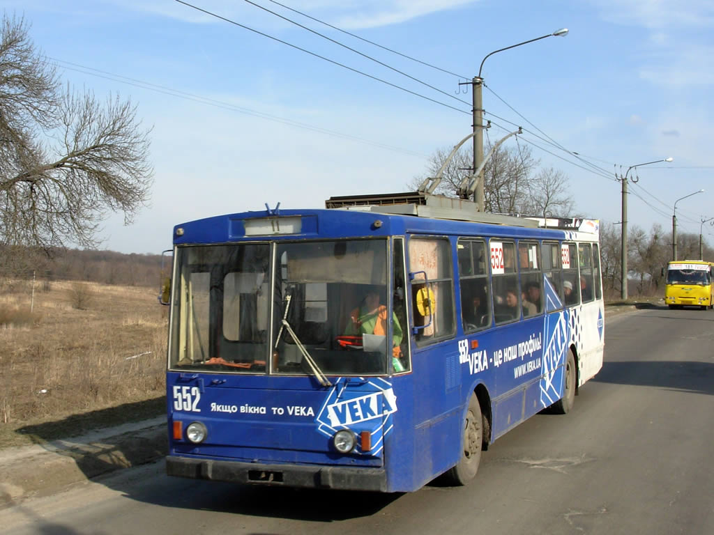 Львов, Škoda 14Tr89/6 № 552