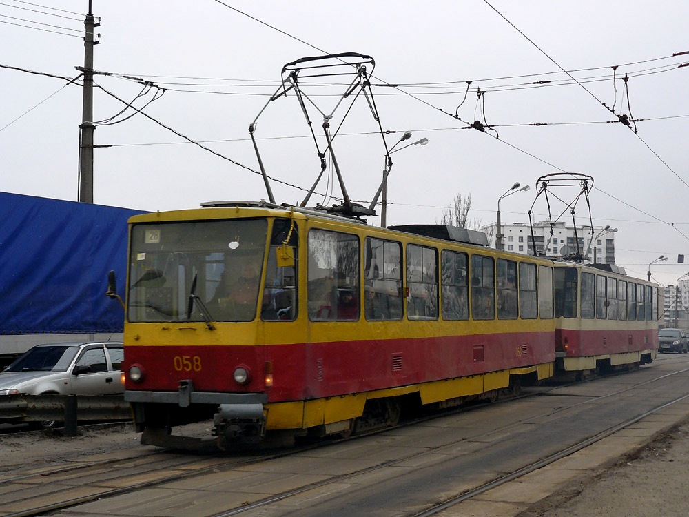 Киев, Tatra T6B5SU № 058
