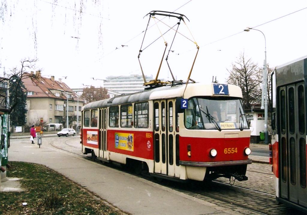 Praga, Tatra T3A (Praha) Nr 6554