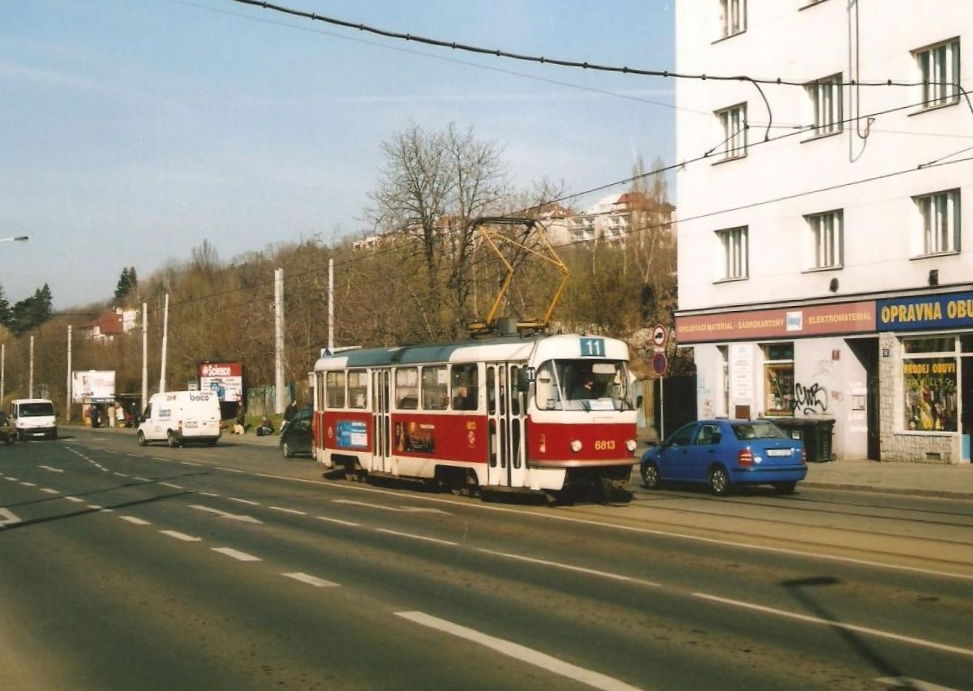 Прага, Tatra T3 № 6813